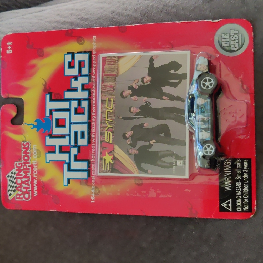 Vintage Retro 2001 - NSync Hot Tracks Diecast Collectable Toy Car